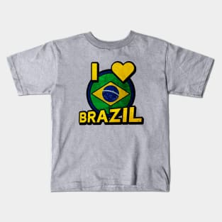 I ♥ BRAZIL Kids T-Shirt